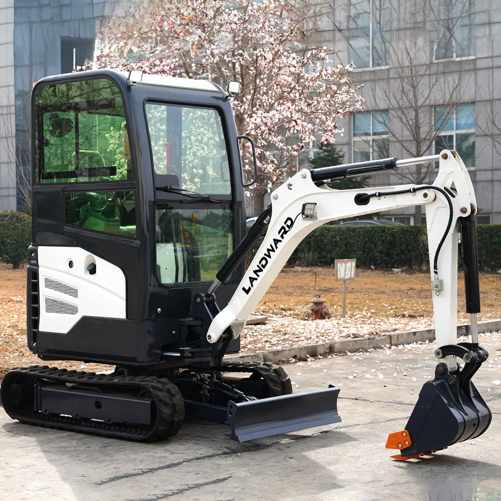 

New 2 Ton Mini Excavator LANDWARD Small Digger Original Japanese Kubota Bucket Excavator Euro 5 Mini Excavator 2000kg Customized