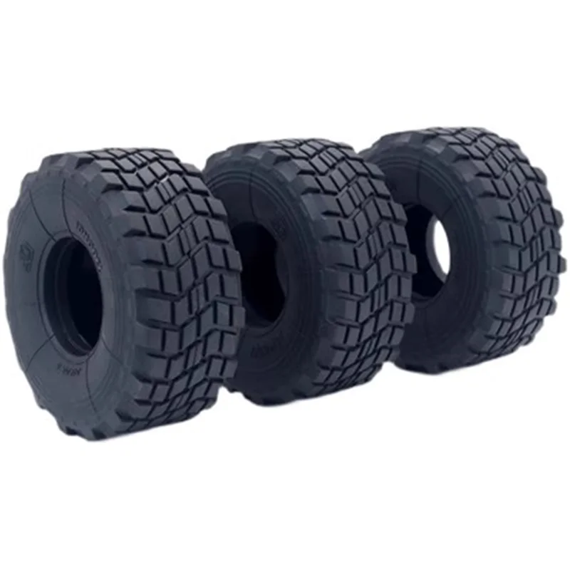 1 piece  JDM-190 Trailer XS45 Wide Tire For Tamiya Rc Truck Trailer Tipper For Scania Man Actros Volvo Car Parts