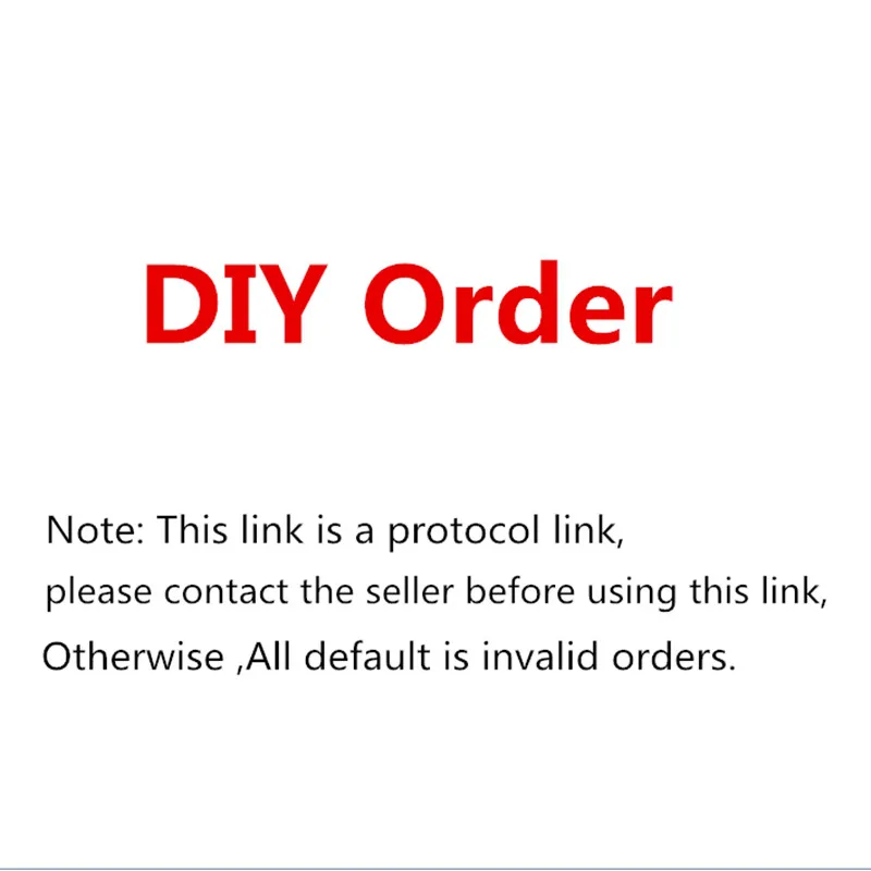DIY order Agreement orders Freight spread Extra Fee etc dedicated link Please note