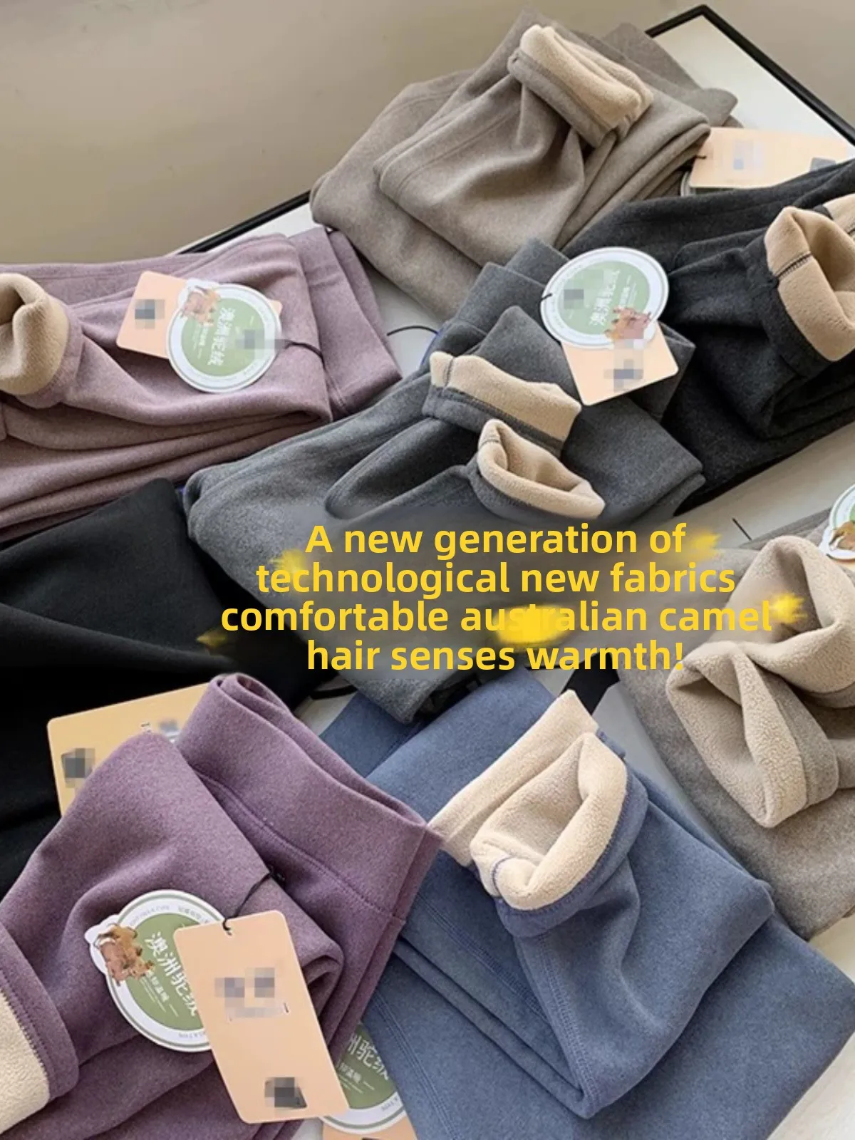 

Теплые верблюжьи пуховые облегающие брюки на подкладке для пар, осенние брюки, термолеггинсы Thiened для женщин, зимние базовые брюки