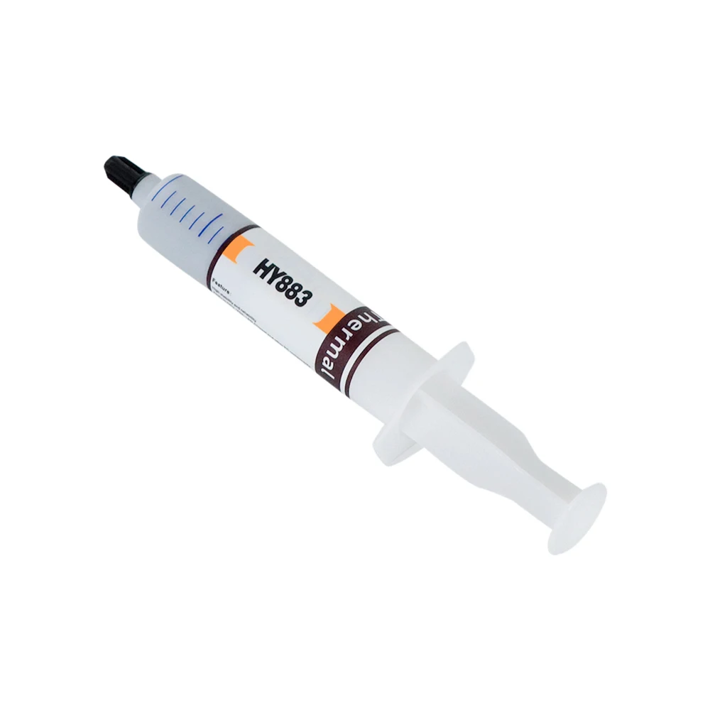 Pasta de graxa térmica HY883 TU20G 6,5 W cinza para resfriamento de dissipador de calor de chips CPU VGA