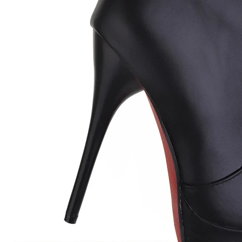 Women Boots New PU Sexy Over The Knee Long Boots Sexy Thin High Heel Boots Platform Women Shoes Ladies