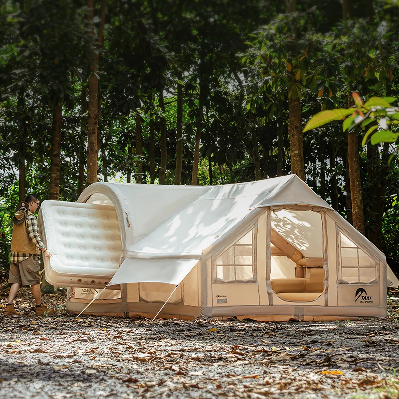 FOODLINE Glamping Tent Stable Wind Resistant Luxury Camping Tent For Outdoor Resort Camping Glamping Business Use