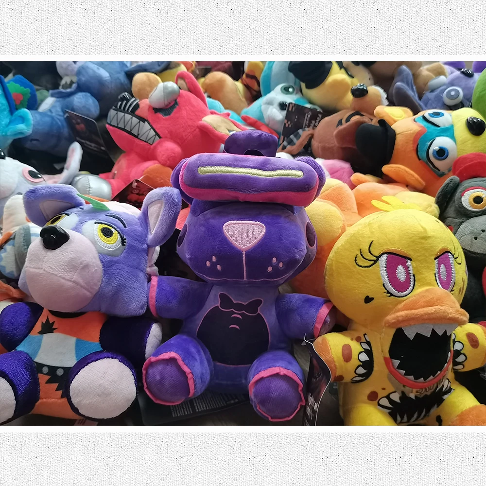 FNAF Freddy peluche animali di peluche orso coniglio gioco Fnaf compleanno giocattoli di natale per bambini