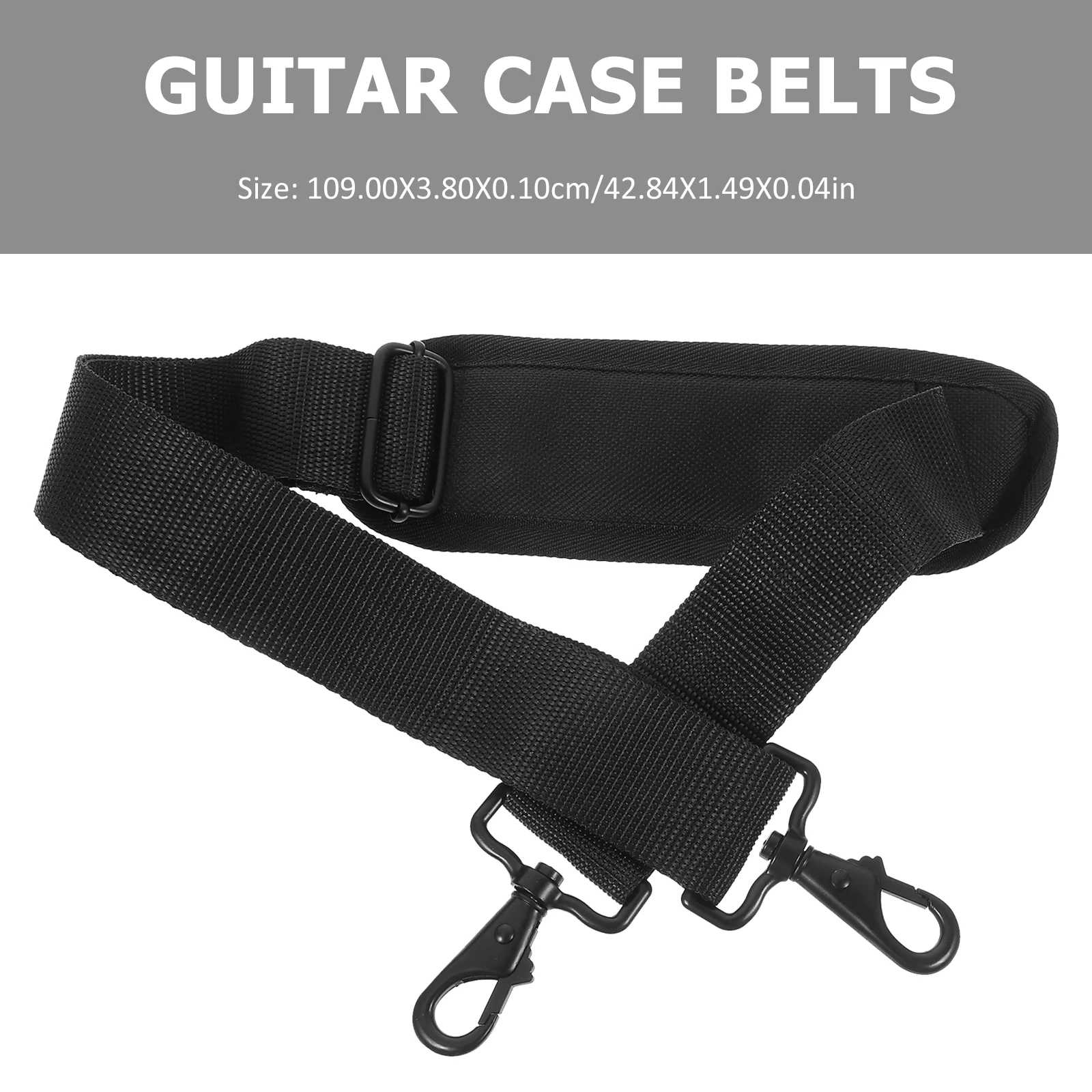 2 Pcs Musical Instrument Bag Strap Lifting Straps Belts Creative Case Chic Bass Adjustable