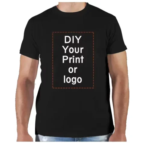 Custom 180GSM 100% Cotton Unisex T-Shirts - Add Your Logo/Photo/Slogan, Medium Thickness for Year-Round Wear image 5
