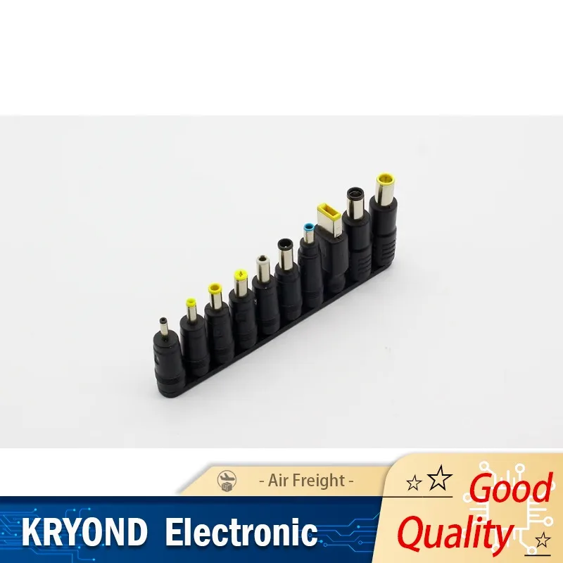 10PCS 5.5x2.1mm Multi-Type Male DC Jack Plug Connector AC Power Adapter Computer PC Laptop