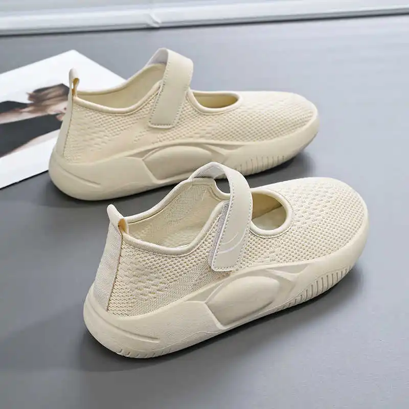 Increases Height Ete Women's High Heel Shoes White Platform Tennis Woman Summer Platform Shoes Sneakers Sports Team School view 5