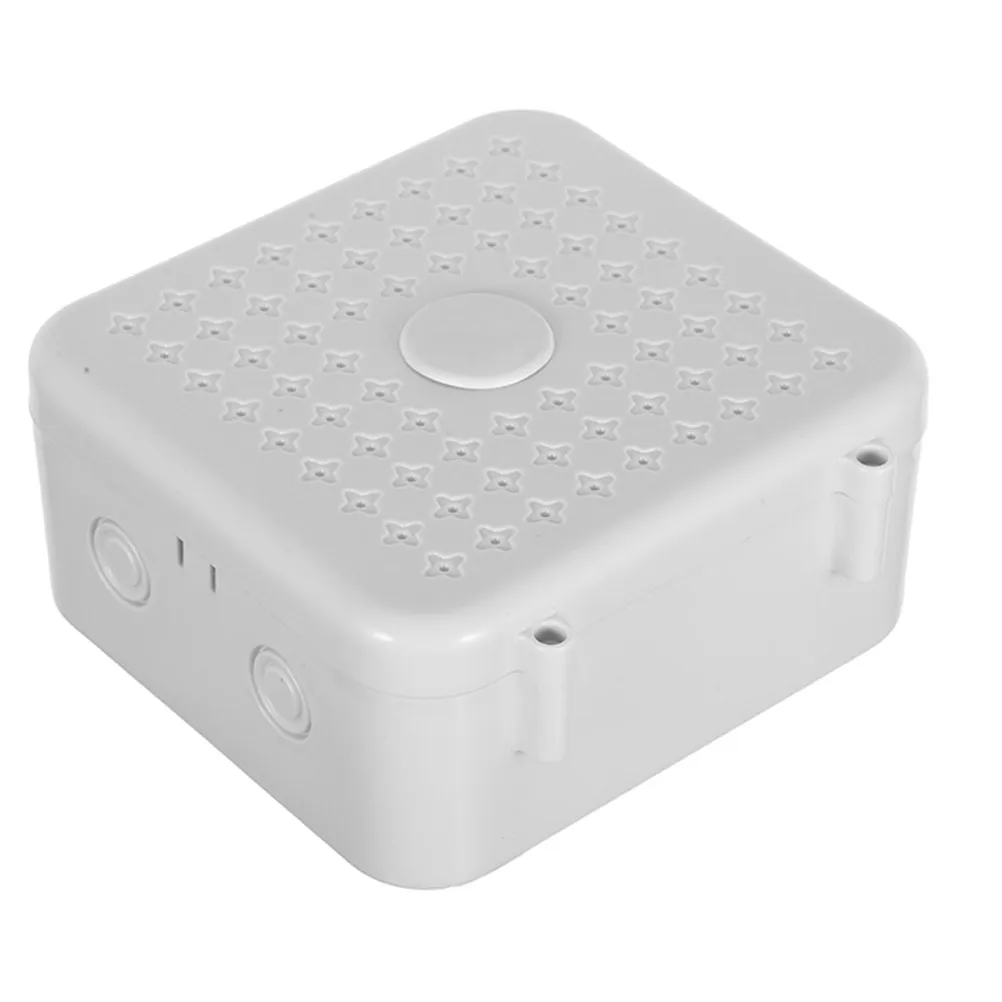White Cable Organizer Box for Cctv Security Cameras Power Cords Video Connectors Wire Management Storage Cord Organizer System
