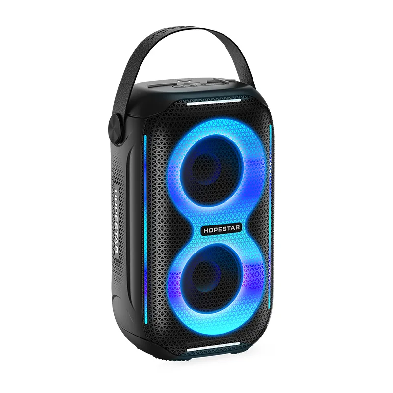 HOPESTAR Party200 mini Portable Tone Pulse RGB Light wireless Bluetooth Speakers outdoor Smart waterproof Stereo bass surround