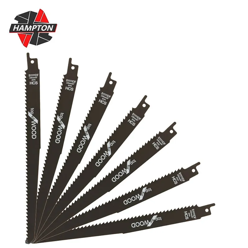 

HAMPTON Jig Saw Blade 9" 6TPI Wood Pruning Reciprocating Saw Blade For Wood Sharp Ground Teeth Blade Fast Cutting Tool