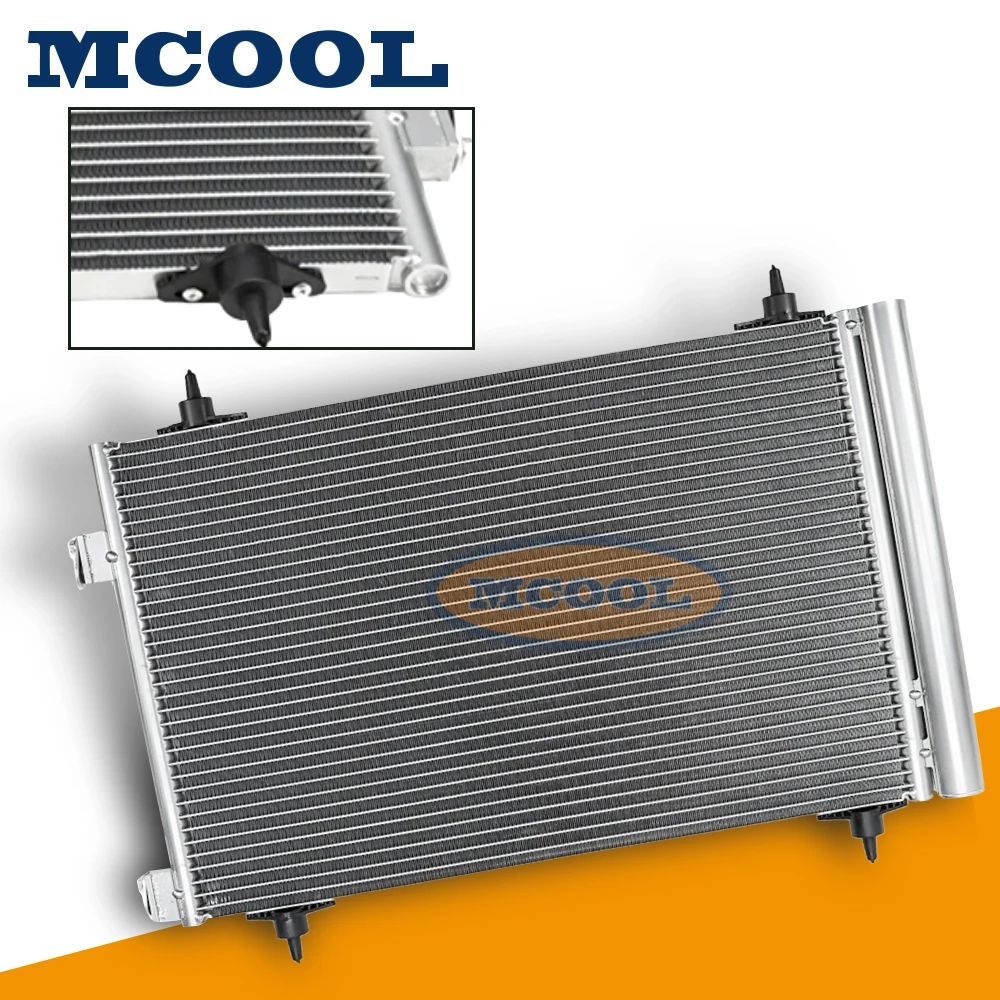 

A/C AC Condenser For Citroen C4 Berlingo Peugeot 307 Partner 1.4 1.6 2.0 6455CY 6455GK 9650631680 9650545980