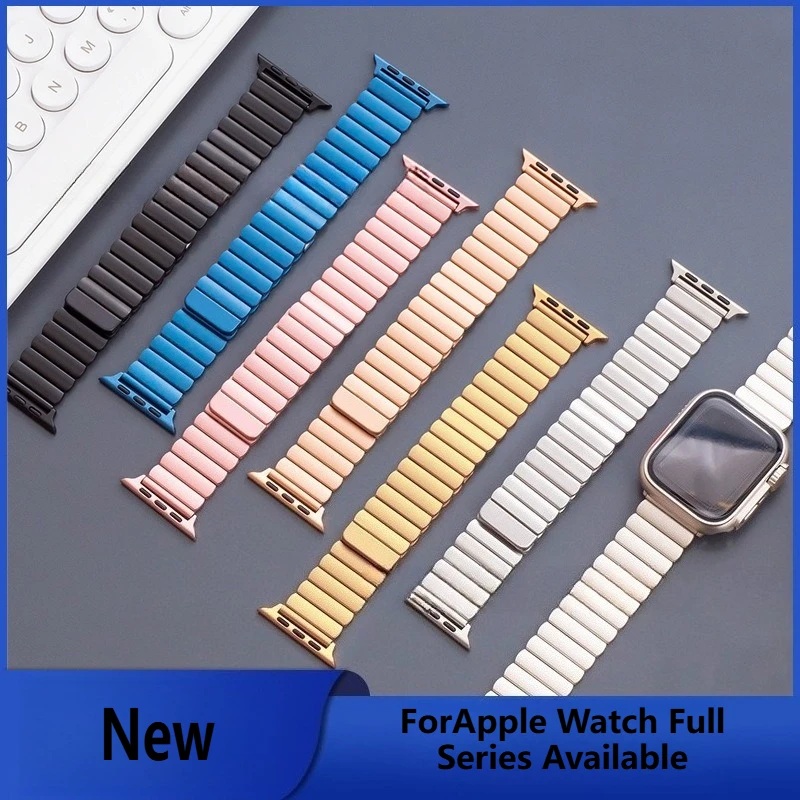 

Stretchable Stainless Bands Compatible with For Apple Watch 8 Strap 49mm 41mm 45mm 42mm 38mm 40mm 44mm for IWatch Series