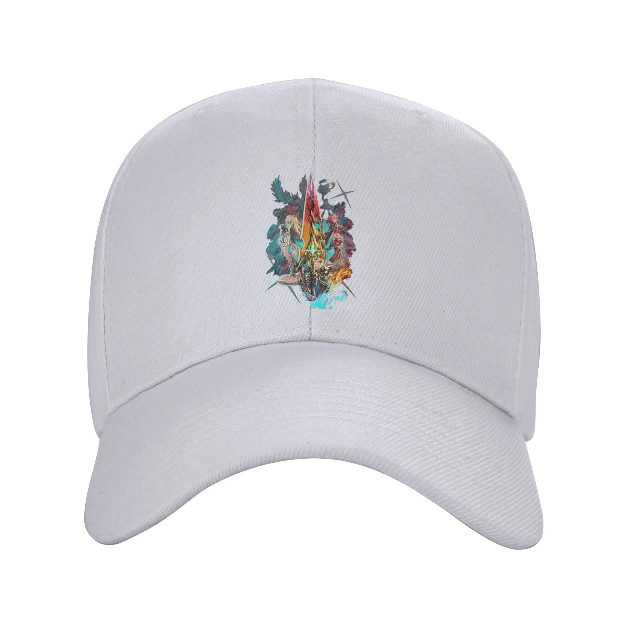 Fashion Xenoblade Chronicles Curved Brim Baseball Cap Street Cool Women's Caps