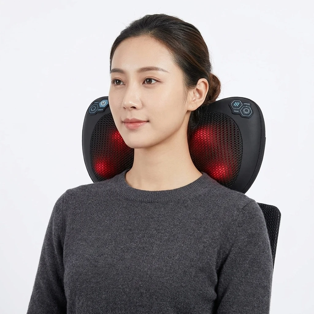 Black Rechargeable Massage Pil - Home Office Alternative 评论和价格