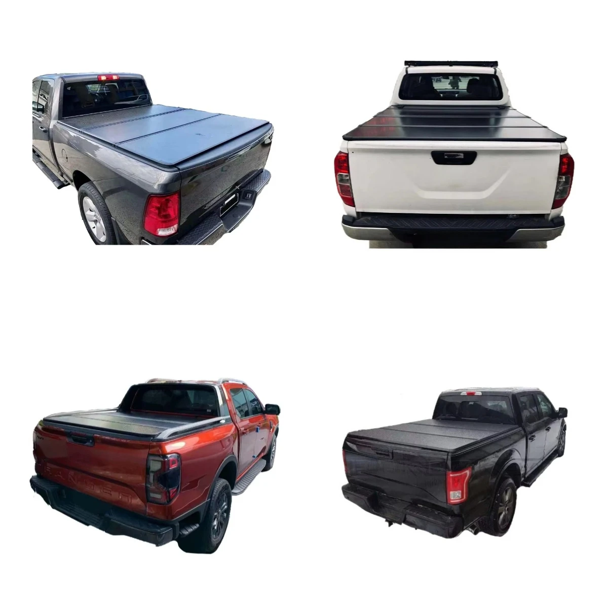 

Custom-fit Aluminum Tri-fold Lid for Ram 1500 5.7ft Bed Waterproof Pickup Truck Hard Tonneau Cover