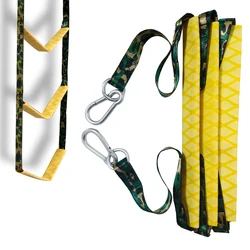 Boat Rope Ladder Inflatable Strap Portable for Pontoon Kayak Motorboat Canoeing Sailboat Outdoor Climbing Ladders 3 Step AND 44