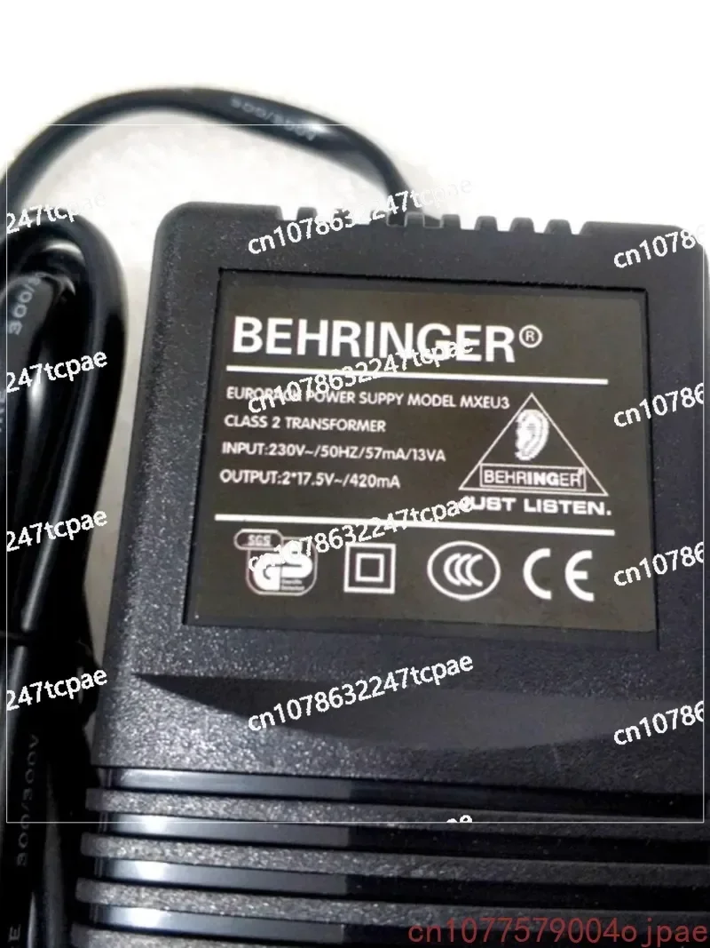 German BEHRINGER Bailingda mixer UB502 802 XENYX external power adapter package