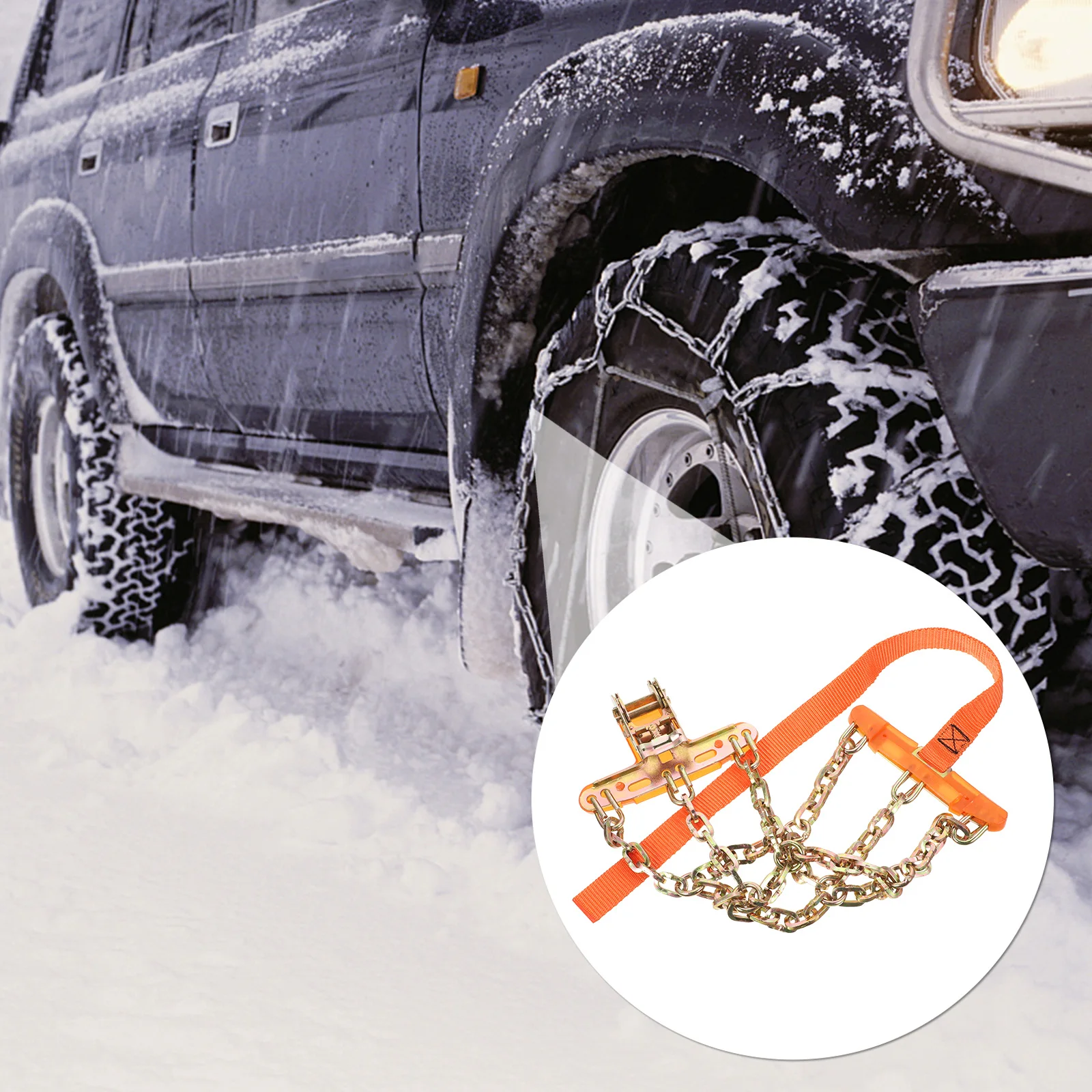 

Car Anti-skid Universal Snow Chains for SUV Ice Road Vehicle Traction Chain Winter Auto Emergency Tyre Chain