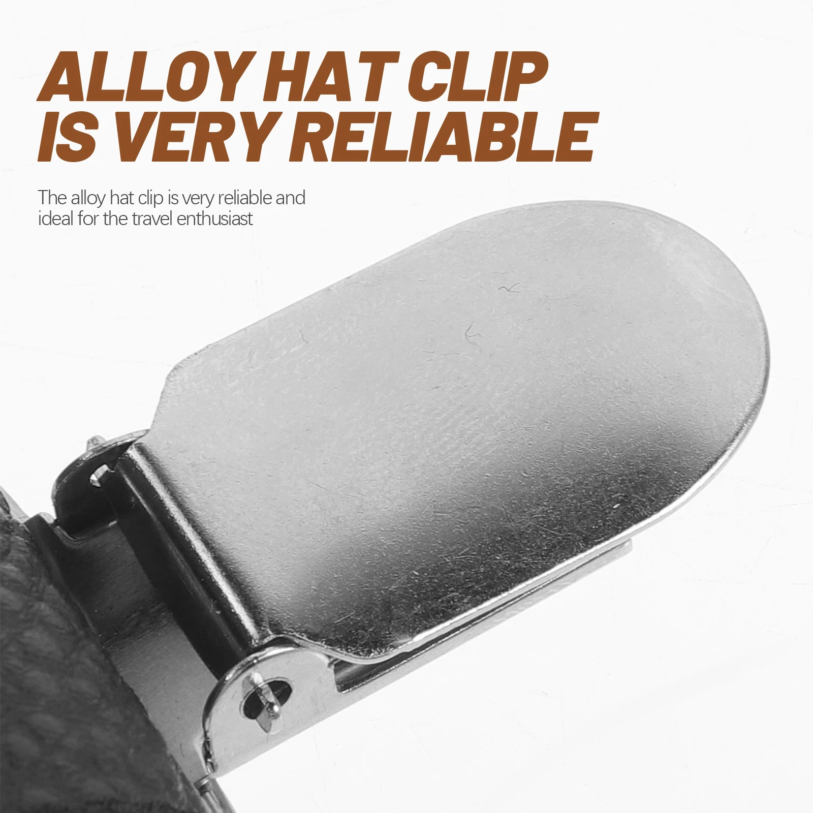 

2Pcs Hat Clip for Travel PU Outdoor Accessories Women Handbags Hat Holder Gadgets Lightweight Compact Storage
