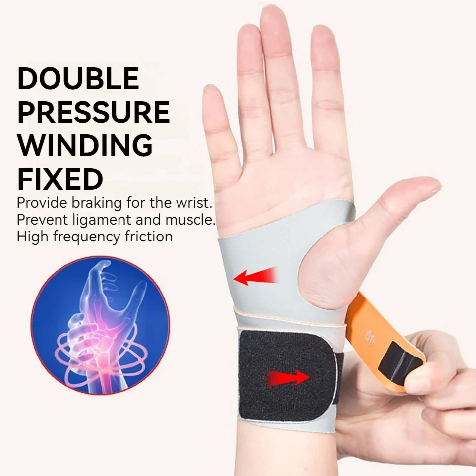 1Pcs Lightweight Wrist Support Fitness Thin Badminton Sports Jacket Wrist Sprain Tendon Sheath Joint Strain Winding Fixation