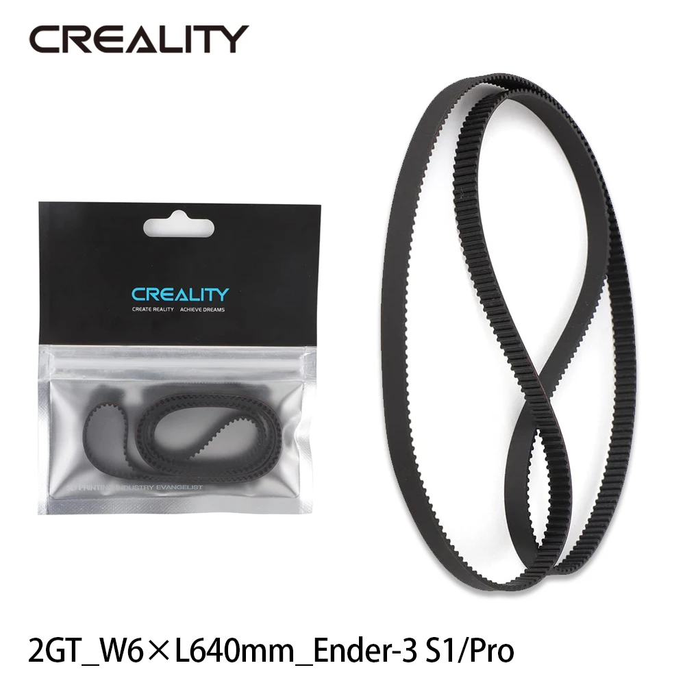 Creality 3D Ring Synchronous Belt 2GT W6xL640mm 3D Printer Parts for Ender-3 S1/Ender-3 S1 Pro