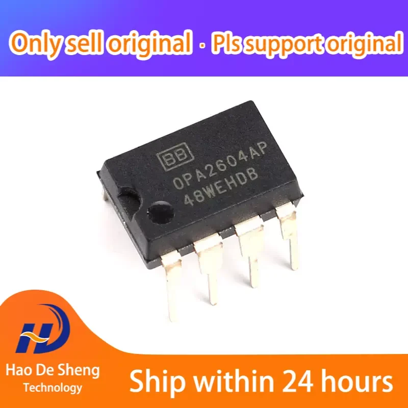 10PCS/LOT OPA2604AP DIP-8 New Original In Stock