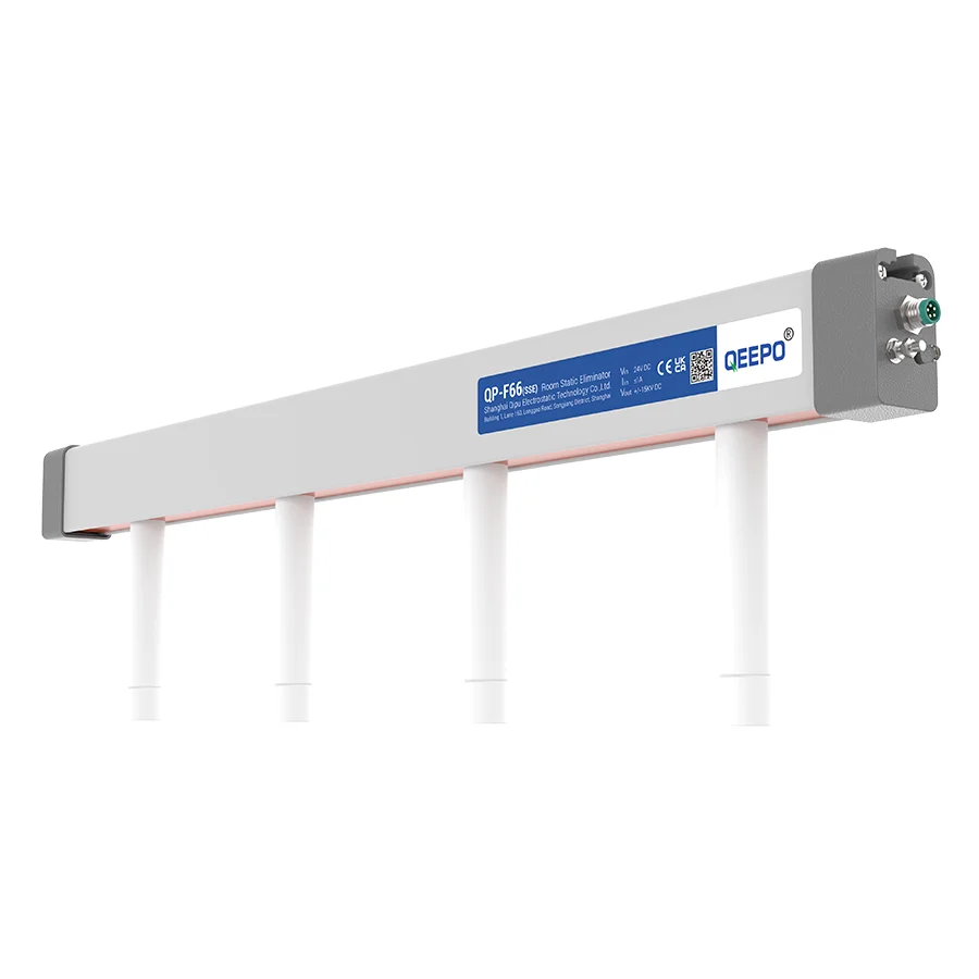 QEEPO Cleanroom 24VDC Space Static Eliminator Bar With Single-crystal Silicon Emitter