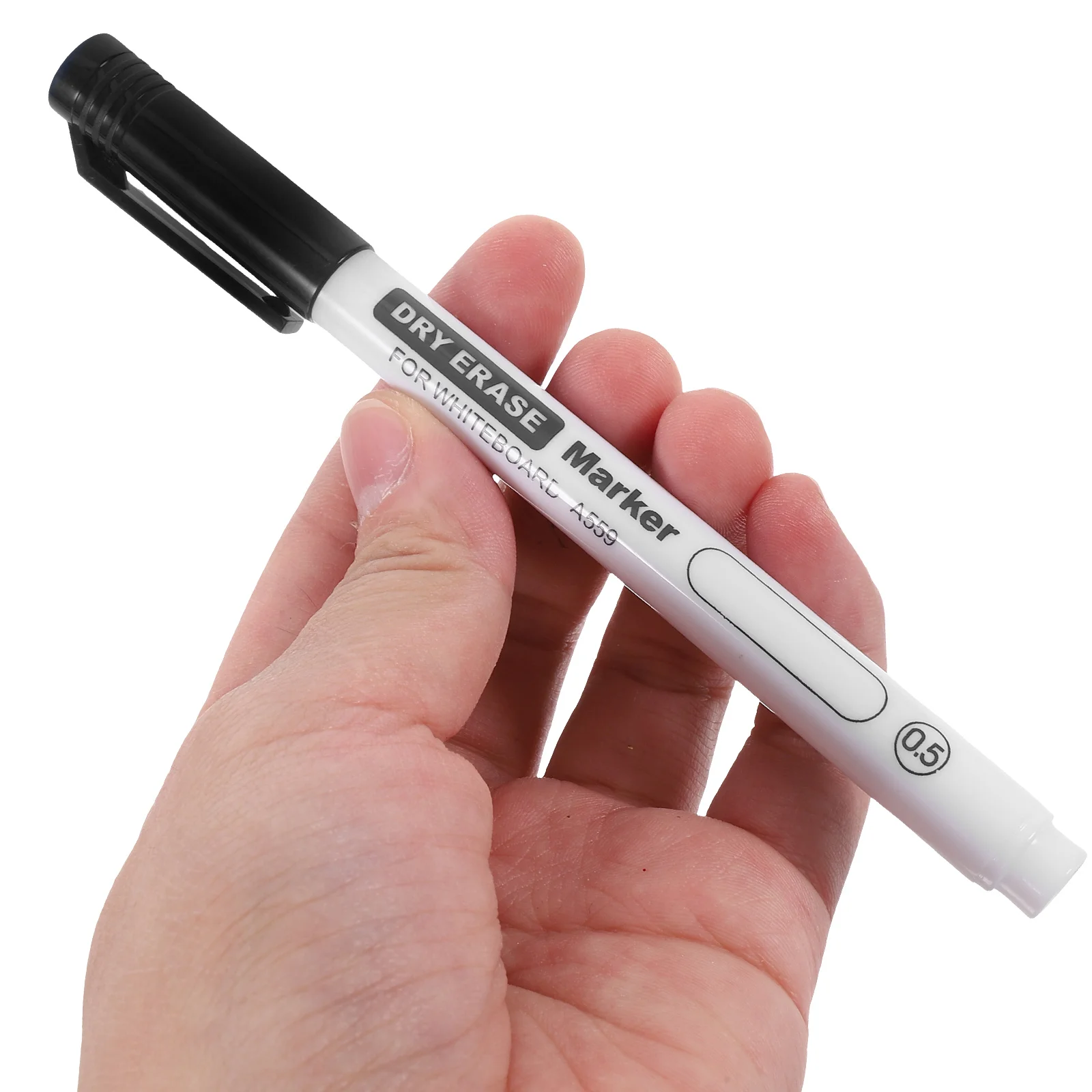 10 pçs ponta fina quadro branco marcador caneta 0 5mm preto seco apagar para escritório escola sala de aula estudante mesa professor marcação