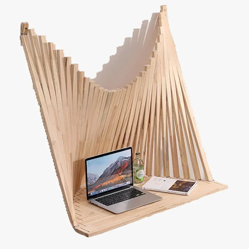 Creative hanging wall folding table computer folding table office wooden folding table foldable computer desk office homefolding