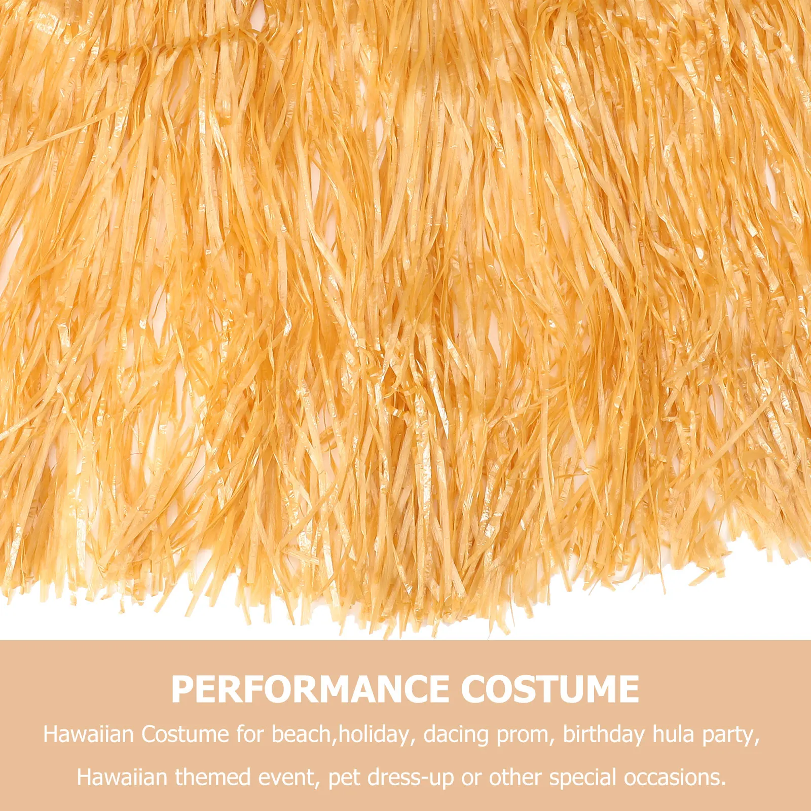 

Garland Hair Clip Straw Skirt Hawaiian Photo Booth Props Kit Party Accessory Costume
