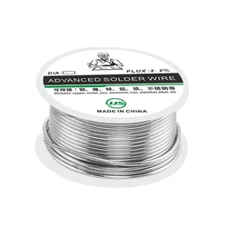 Fio De Solda De Aço Inoxidável com Fluxo, Desoldering, Alta Qualidade, 1mm, 20g, 50g, 100g