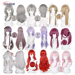 Game Honkai Star Rail Cosplay Wig Trailblazer Yanqing Jing Yuan Bailu March 7th Kafka Herta Himeko Bronya Fu Xuan Wigs + Wig Cap