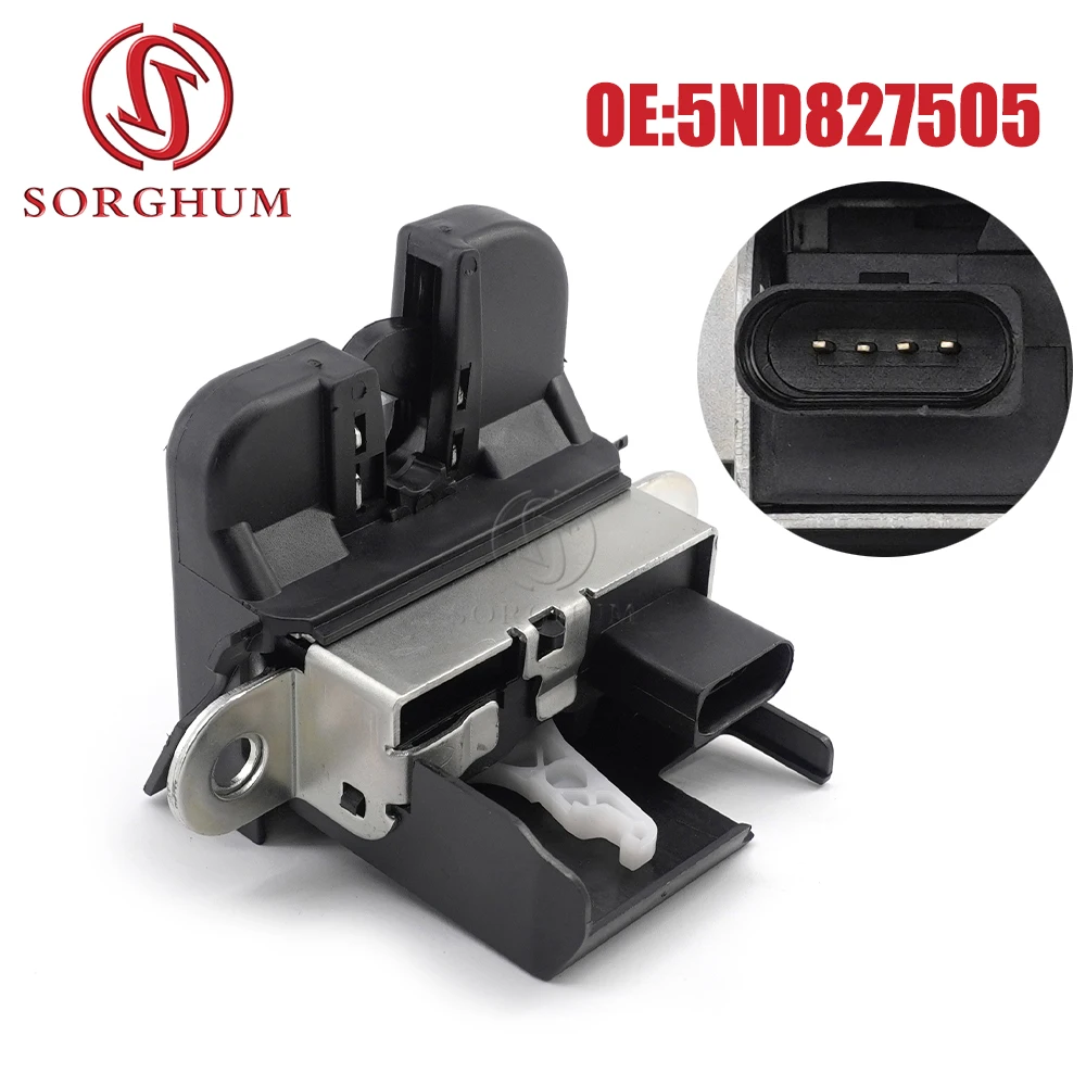 

SORGHUM 5ND827505 REAR TRUNK LOCK BLOCK TRUNK LID LOCK LATCH ACTUATOR LATCH FOR VW GOLF PASSAT TIGUAN SEAT 5KD827505 6RD827505