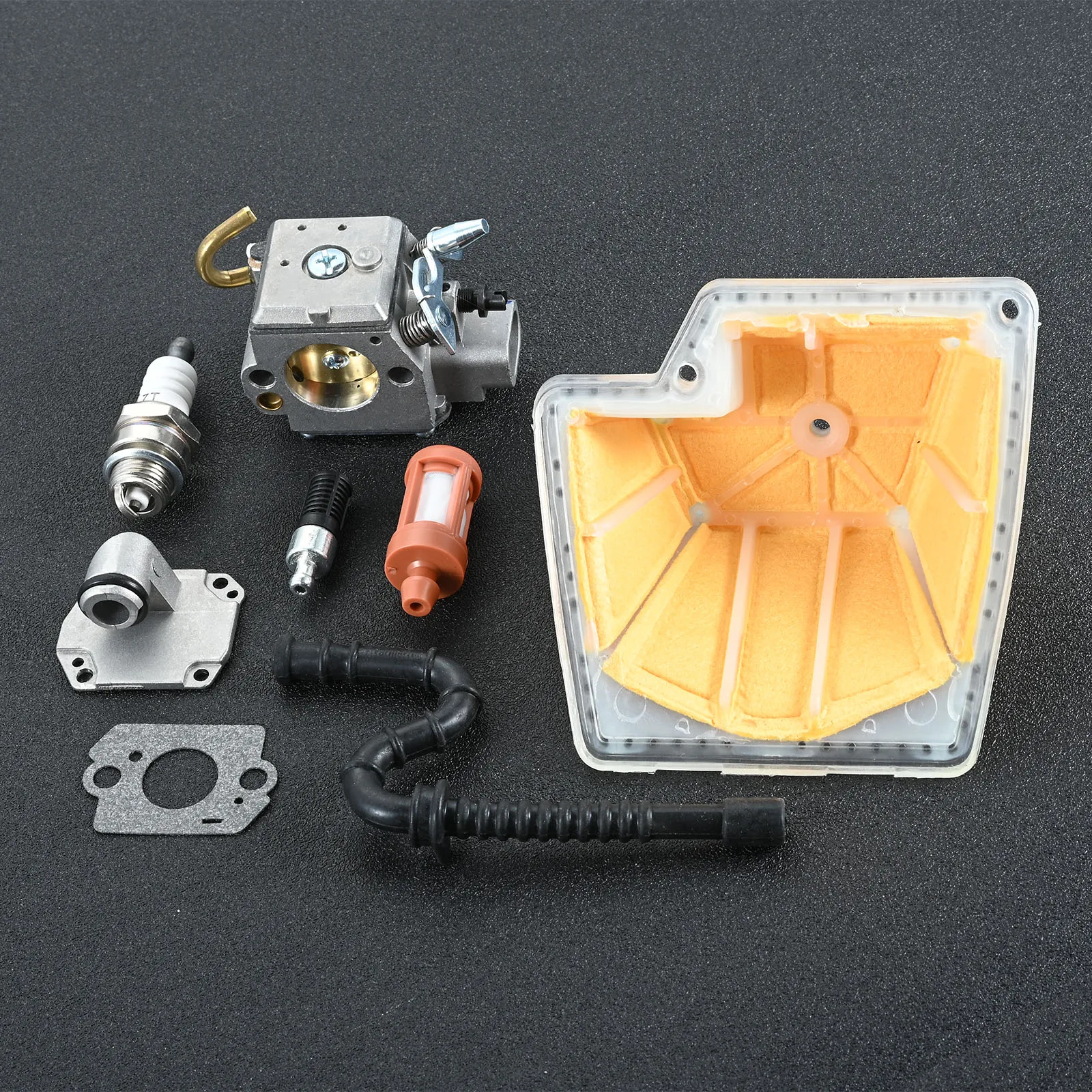 

MS270 Carburetor Kit with Fuel Line Fuel Hose Air Filter Spark Plug Carb Gasket Fit for Stihl MS280 MS 270C 280C Chainsaws Parts