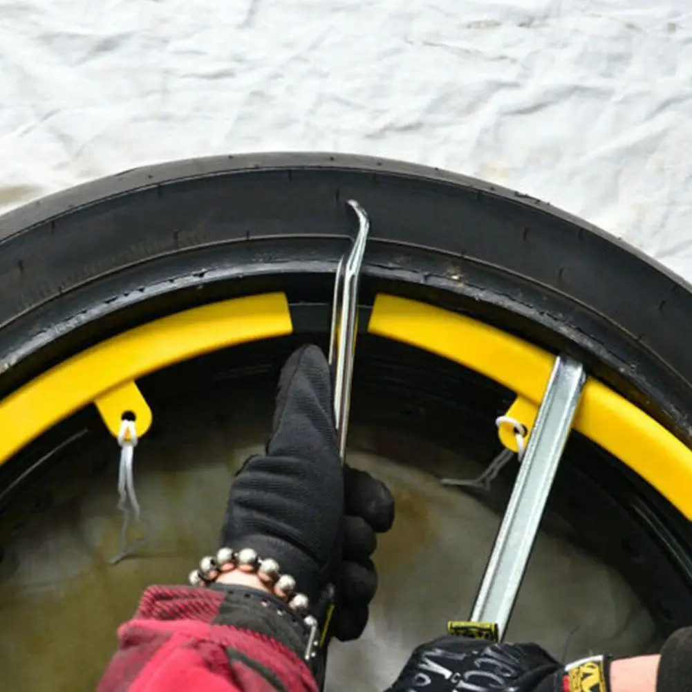 Cambiador de palanca de neumático de motocicleta, Protector de llanta de carbono, herramientas de palanca de coche, reparación de placa de