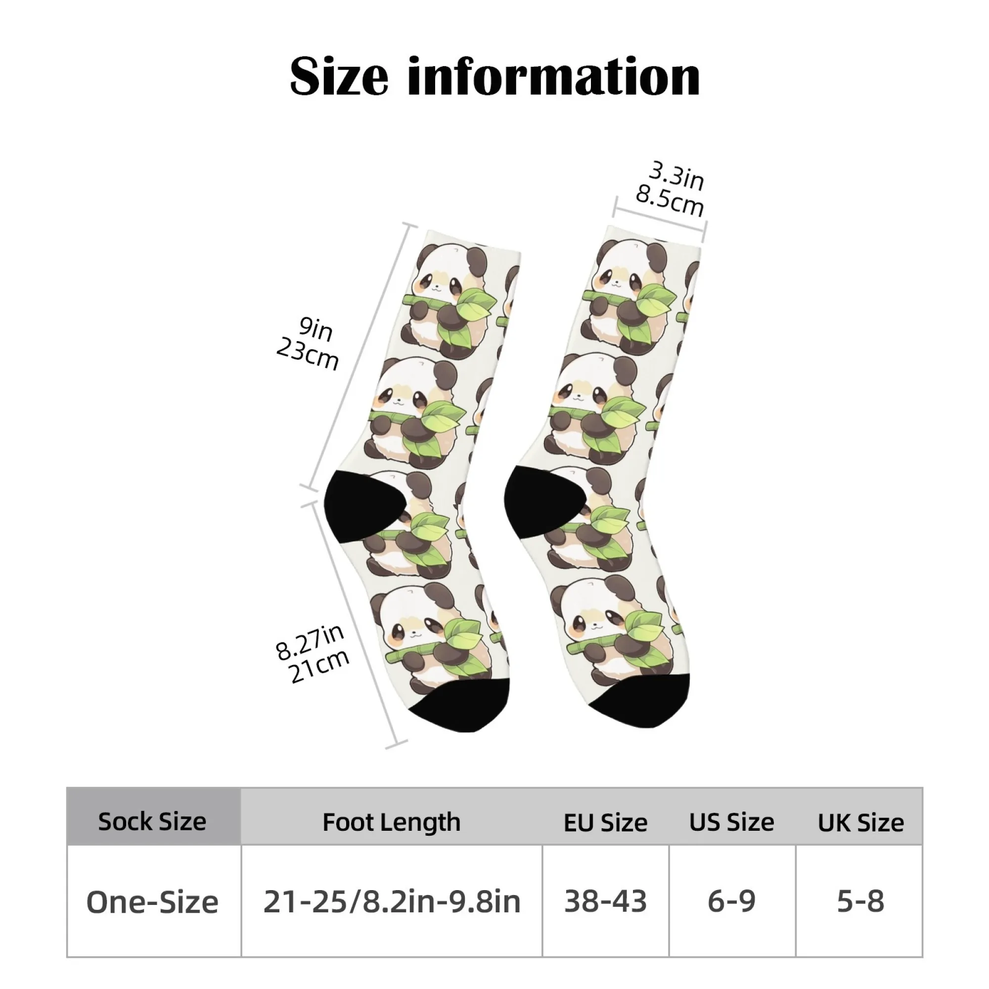 رائعتين الباندا الجوارب طباعة كاملة لطيف الحيوان الجوارب للنساء مريحة الكاحل الجوارب Kawaii جوارب بأشكال مضحكة هدايا للفتيات