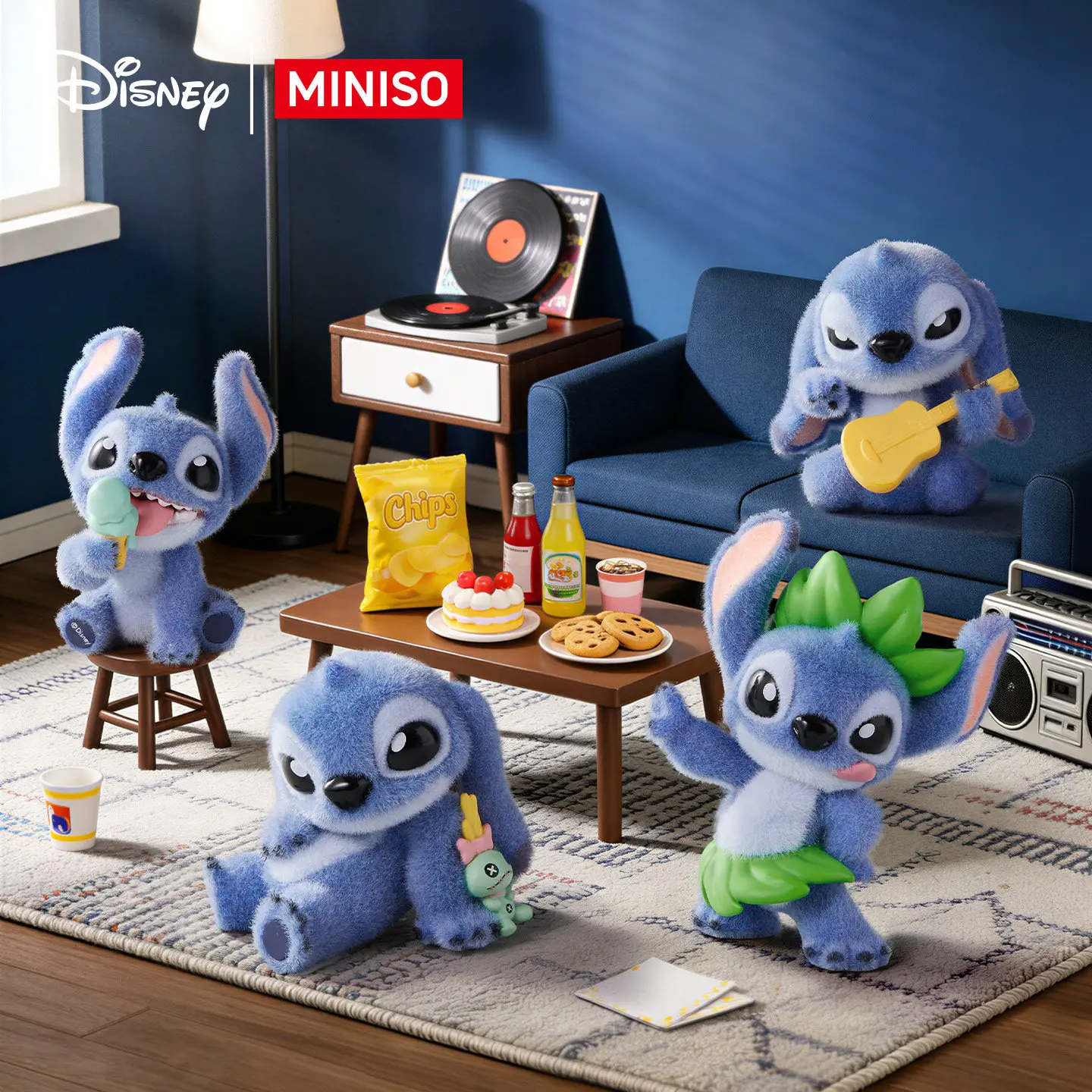 

NEW Genuine Disney Stitch with You Series Figures Blind Box Toys Desktop Decor Collectible Anime Modle Doll Toys Birthday Gift