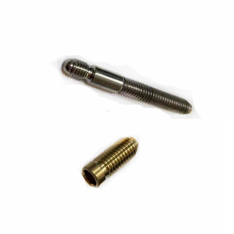 Screw Thread Joint With Inserts Billiard Cue Stick Joint Stainless Steel Billiard Accessories