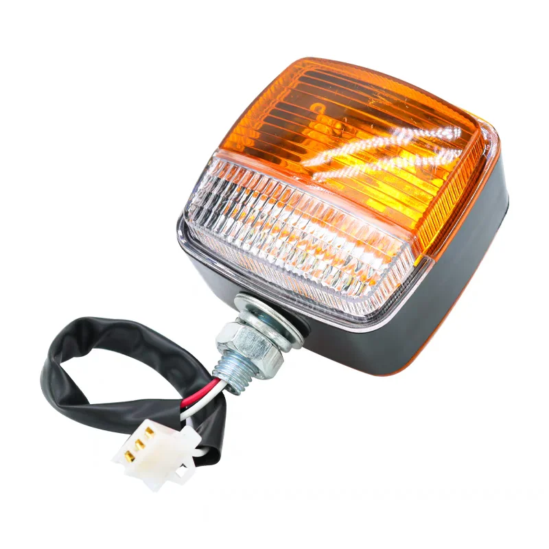 Luz LED de advertencia para carretilla elevadora, luz frontal de freno, señal de giro de doble cara, 12V-80V, nueva marca