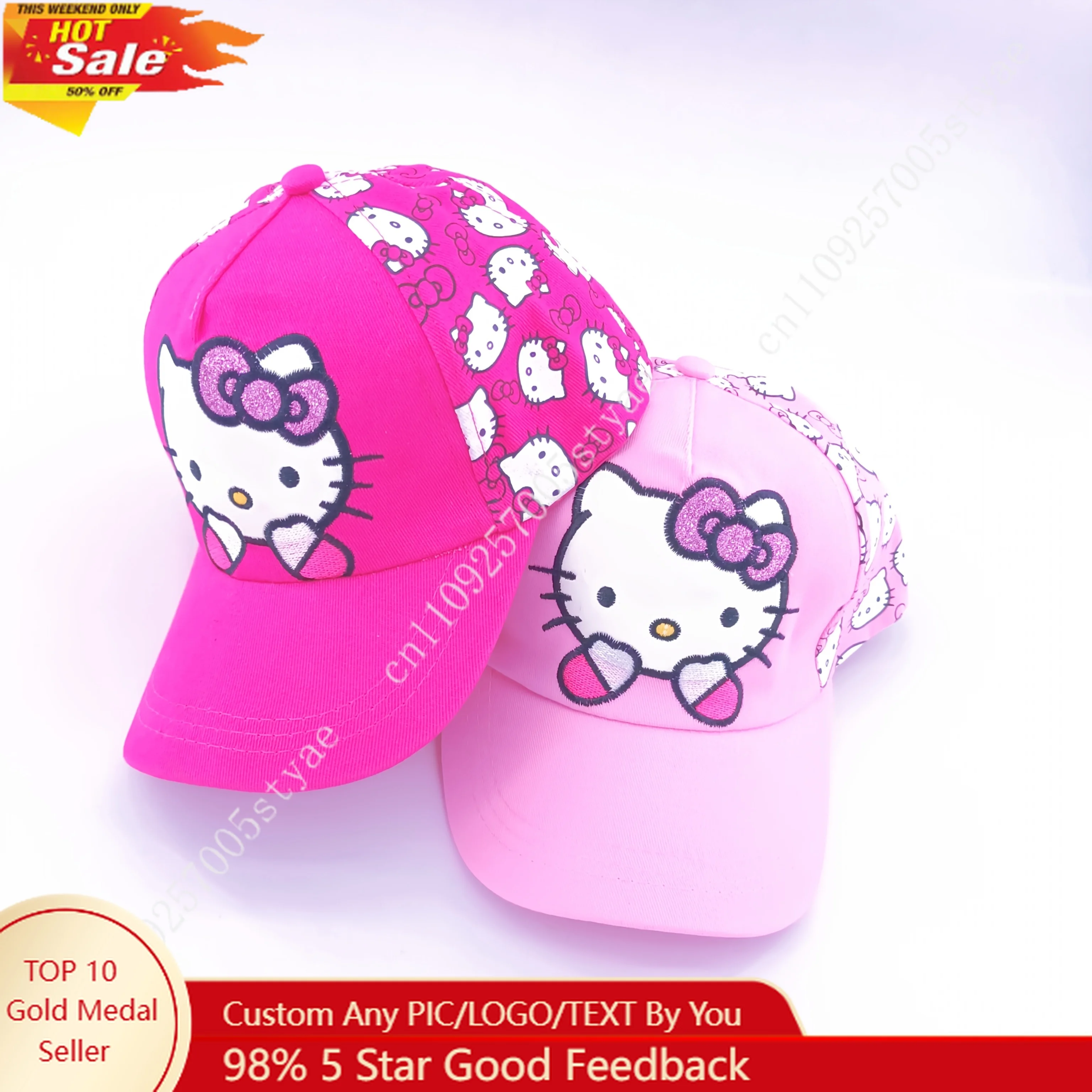 

Adjustable Baseball Cap Featuring Hello Kitty Perfect for Sports and Casual Wear Designed As A Snapback Dad Hat