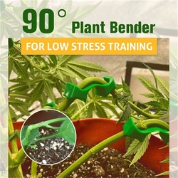 10/20/60PCS 90Degree Plant Branches Bender Reuseable LST Clips Low Stress Plant Training Control The Growth Garden Decoration