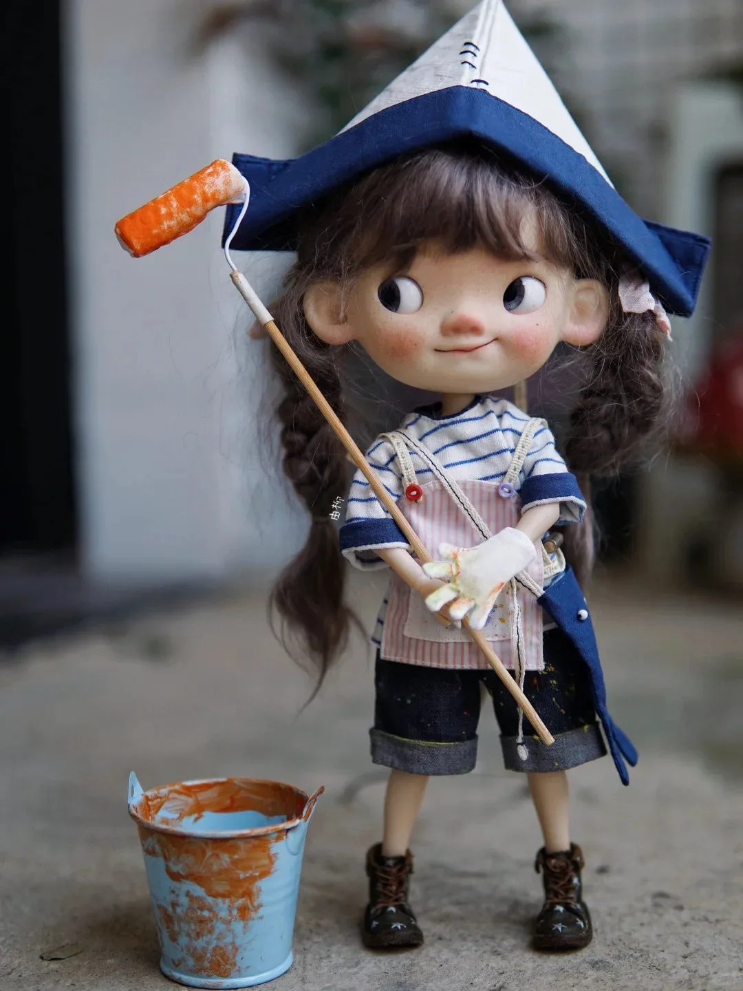 

New BJD doll 1/6-zhuzhubao large head series doll resin material DIY makeup doll model toy Multiple Free shipping from stock