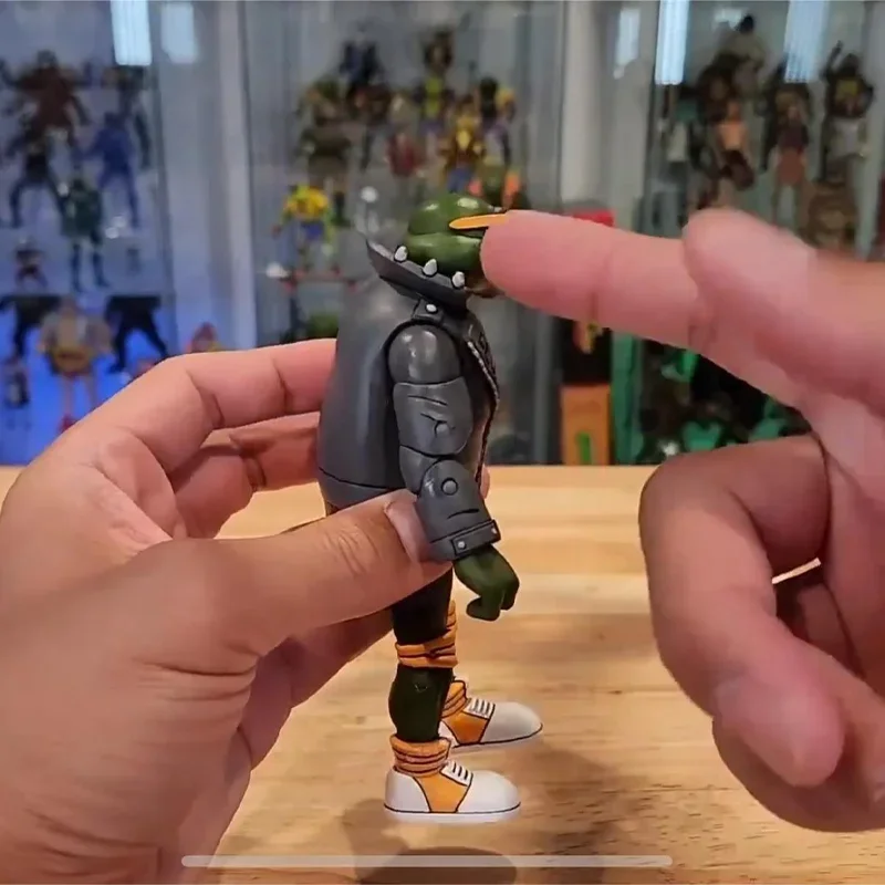 Neca Punk Disguise Turtles Raphael Donatell Tmnt Turtles 4 Pack set Cartoon Anime Action Figure Statue Model toys Christmagifts