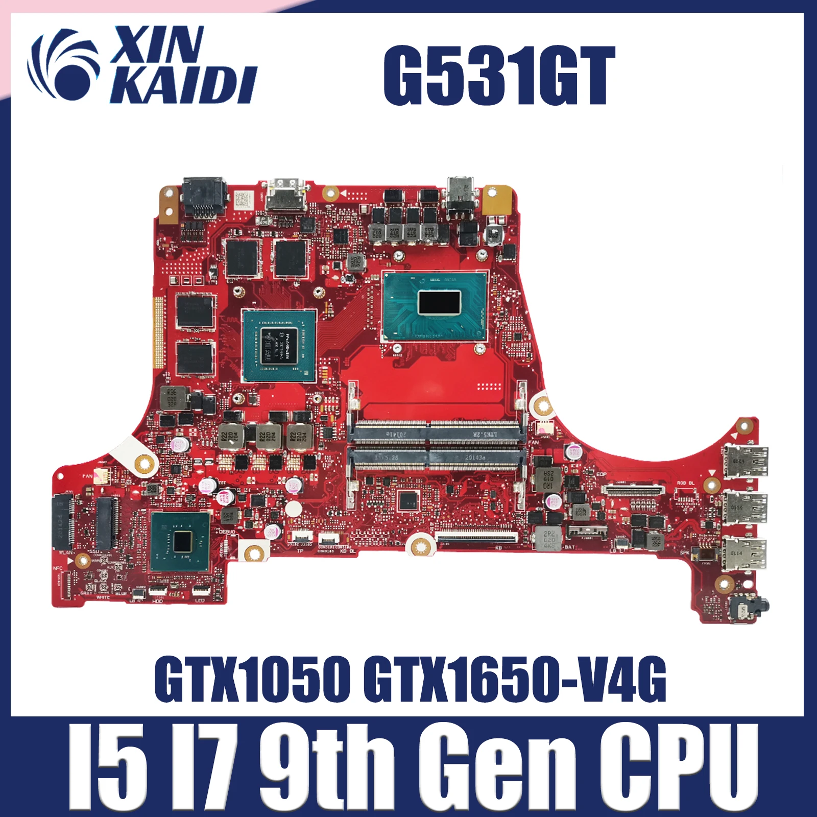 

G531G Mainboard For ASUS ROG Strix-G G531GT GL531GT G731GT GL731GT FX531GT Laptop Motherboard i5 i7 9th Gen CPU GTX1650-V4G