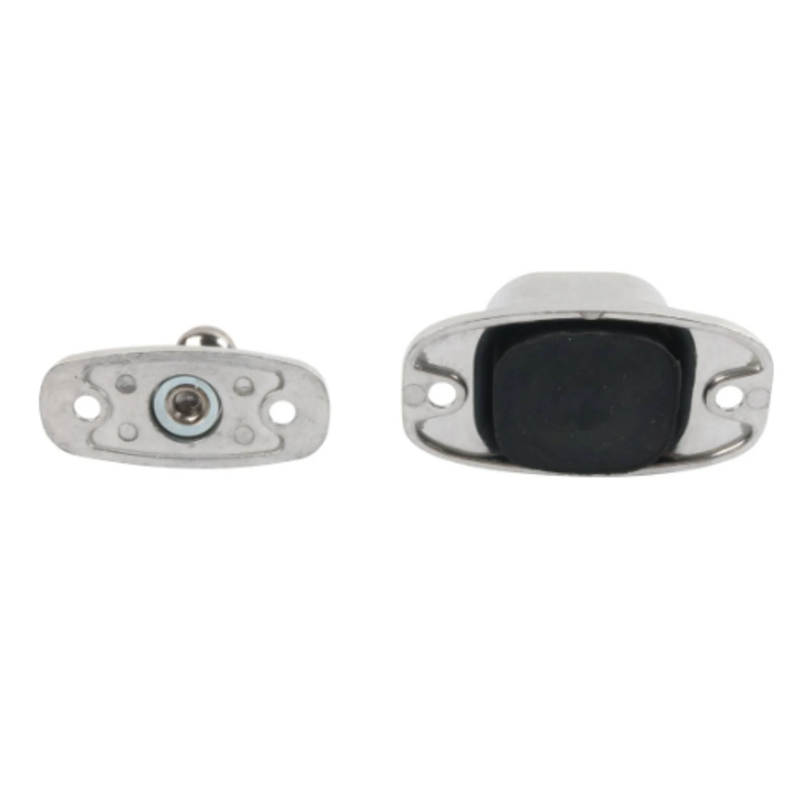 2 Pair Door Retainer Kit with Screws Long-Lasting Metal Pin Door Holder Hardware Corrosion Resistant Rustproof view 6