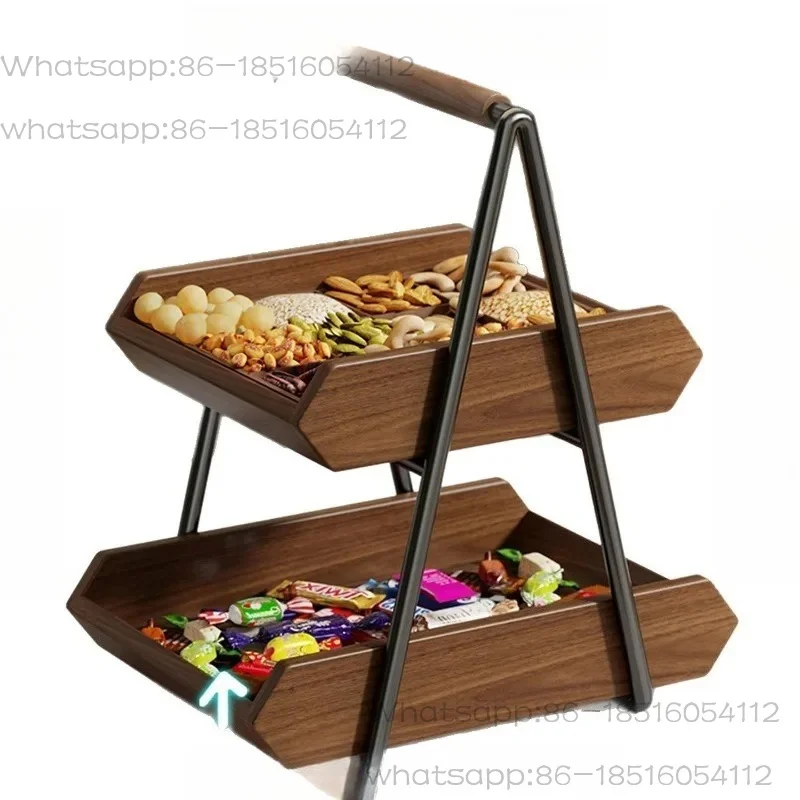 solid-wood-fruit-plate-household-desktop-multi-layer-shelf-living-room-coffee-table