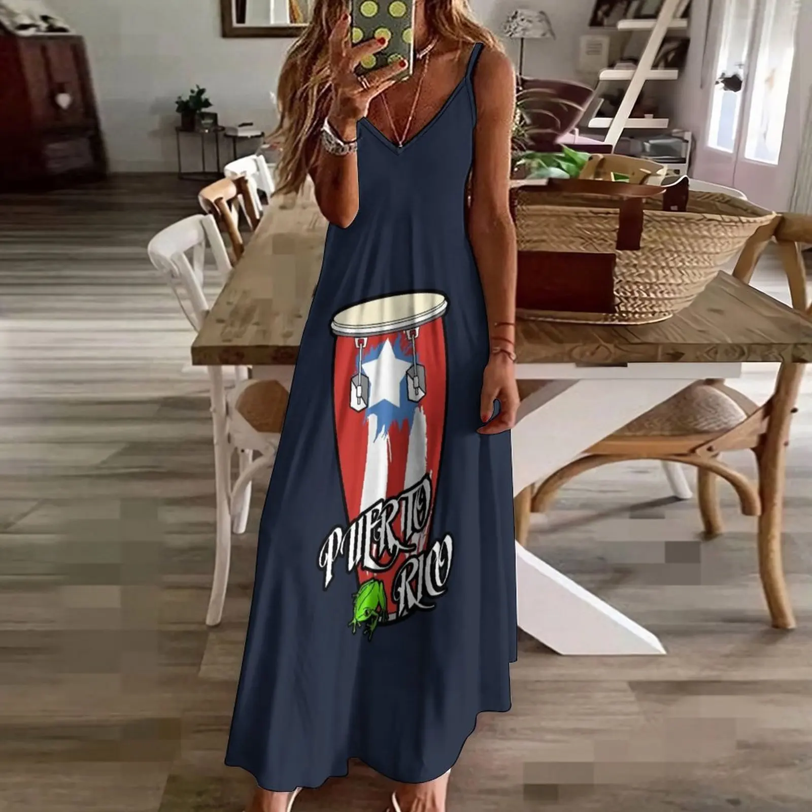 Conga Porto Rico-Robe de Rhpour femme, tenue de soirée tendance, été 2024