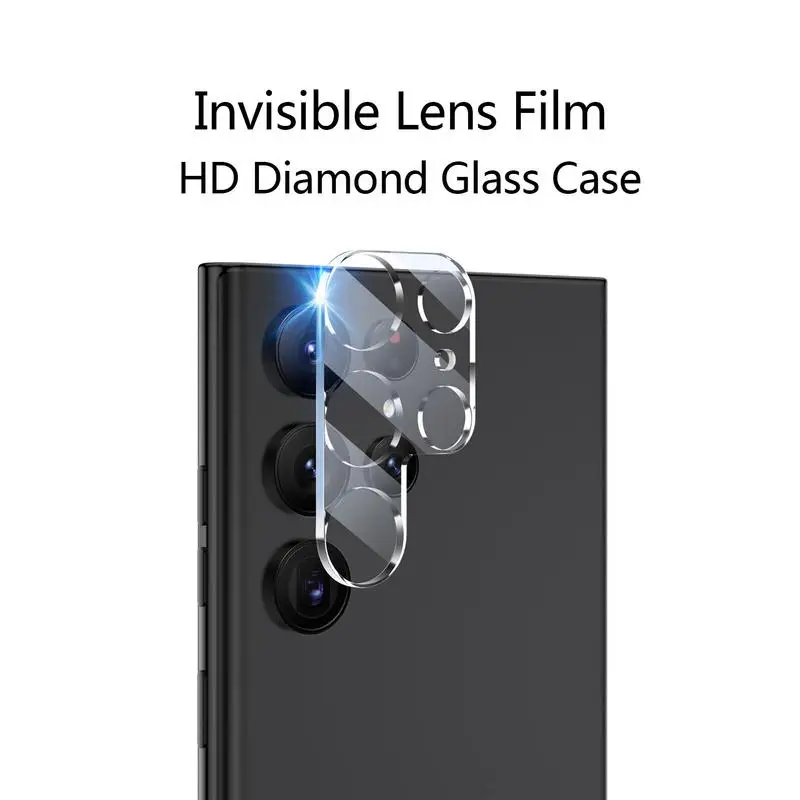 Tempered Glass Camera Cover Tempered Glass Camera Lens Protector Scratch-Resistant And Anti-shattering For S22 Ultra