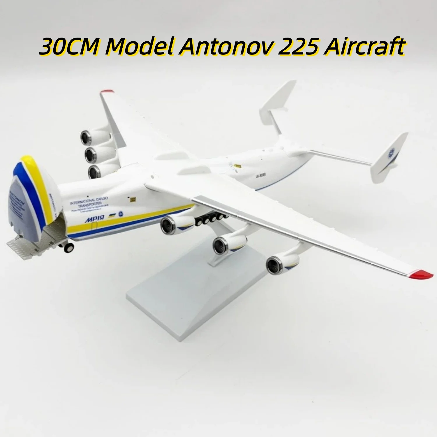 modele-d'avion-a-l'echelle-30cm-antonov-an-225-mriya-replique-en-resine-souvenir-collection-d'avions-les-trapezes-peuvent-etre-ouverts